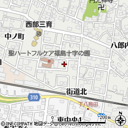 福島県福島市野田町台63周辺の地図