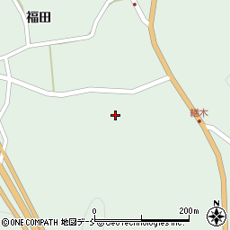 福島県伊達市霊山町下小国山田周辺の地図