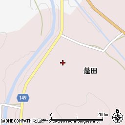 福島県伊達市霊山町石田蓬田16周辺の地図