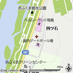 福島県福島市岡部上川原周辺の地図