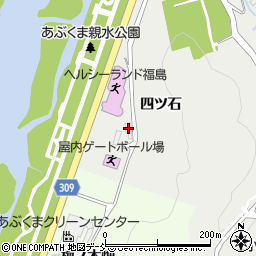 福島県福島市岡部山下周辺の地図