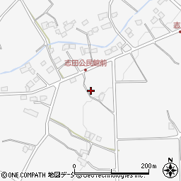 福島県福島市在庭坂志田前周辺の地図
