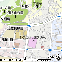 福島県福島市霞町4-14周辺の地図