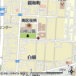 新潟市老人憩いの家　老人福祉センター白寿荘周辺の地図
