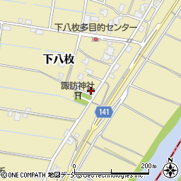 新潟県新潟市南区下八枚473周辺の地図