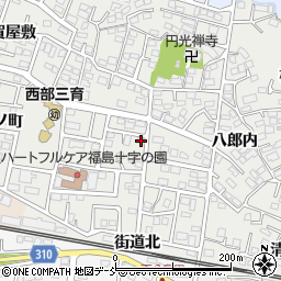 福島県福島市野田町台50周辺の地図
