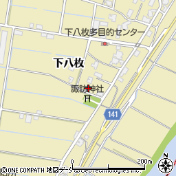 新潟県新潟市南区下八枚474周辺の地図