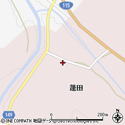 福島県伊達市霊山町石田蓬田8周辺の地図