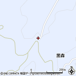 福島県伊達市保原町富沢黒森36周辺の地図
