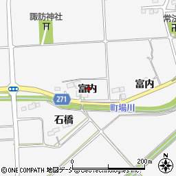 福島県相馬市日下石富内周辺の地図