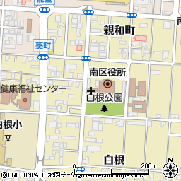 新潟市役所教育委員会　事務局・教育総務課・南区教育支援センター周辺の地図