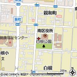 新潟市役所　南区役所建設課周辺の地図