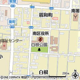新潟市南区役所周辺の地図