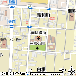 新潟市南区役所周辺の地図