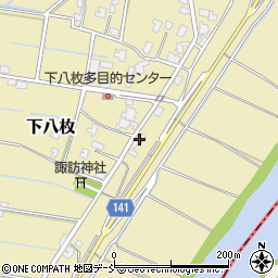 新潟県新潟市南区下八枚2020周辺の地図