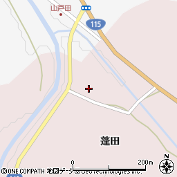 福島県伊達市霊山町石田川原周辺の地図