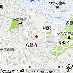 福島県福島市野田町八郎内55-7周辺の地図