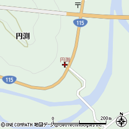 円渕周辺の地図