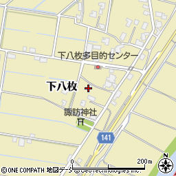 新潟県新潟市南区下八枚2033周辺の地図