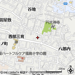 福島県福島市野田町台85周辺の地図