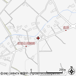 福島県福島市在庭坂西後志田3周辺の地図