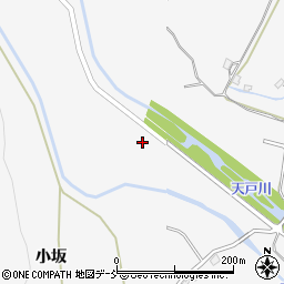 福島県福島市在庭坂北川原周辺の地図