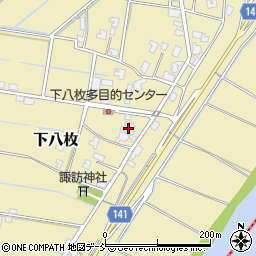 新潟県新潟市南区下八枚392周辺の地図