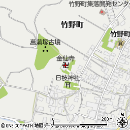 金仙寺周辺の地図