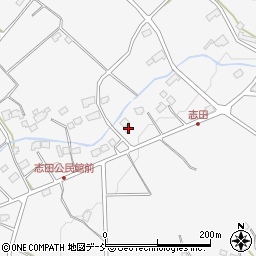 福島県福島市在庭坂西後志田21周辺の地図