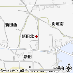 福島県福島市下野寺新田北7周辺の地図