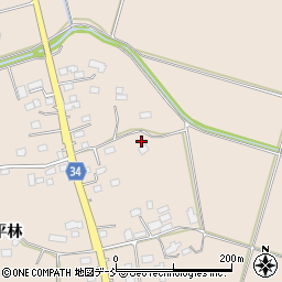 福島県相馬市坪田（中城）周辺の地図