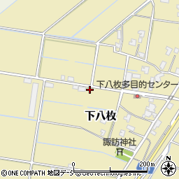 新潟県新潟市南区下八枚2572-3周辺の地図