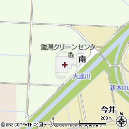 新潟市鎧潟クリーンセンター周辺の地図