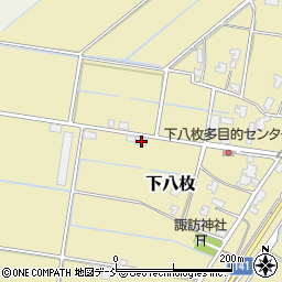 新潟県新潟市南区下八枚2601周辺の地図