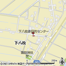 新潟県新潟市南区下八枚340周辺の地図