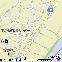 新潟県新潟市南区下八枚2006周辺の地図