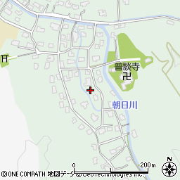 新潟県新潟市秋葉区朝日2176周辺の地図