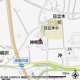 福島県相馬市日下石神明前周辺の地図