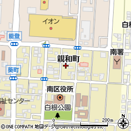 新潟県新潟市南区親和町周辺の地図
