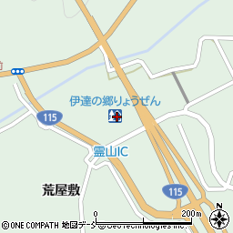福島県伊達市霊山町下小国桜町周辺の地図