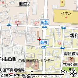 新潟信用金庫白根支店周辺の地図