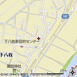 新潟県新潟市南区下八枚2000周辺の地図