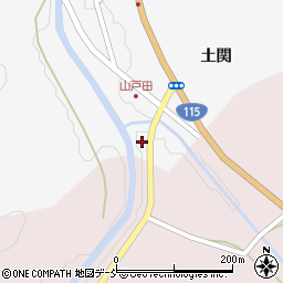 福島県伊達市霊山町山戸田土関35-1周辺の地図