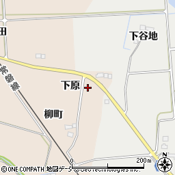 福島県相馬市坪田下原周辺の地図