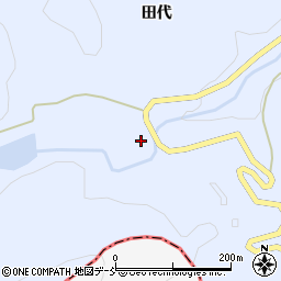 福島県伊達市保原町富沢（下田代）周辺の地図