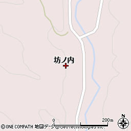 福島県伊達市霊山町石田坊ノ内周辺の地図