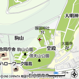 福島県遺族会館周辺の地図