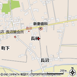 福島県福島市町庭坂長林周辺の地図