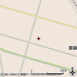 福島県相馬市坪田雷前周辺の地図