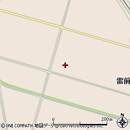 福島県相馬市坪田（雷前）周辺の地図
